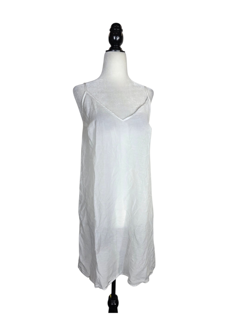 Sessun lightweight Classic White V-Neck Slip Mini Dress